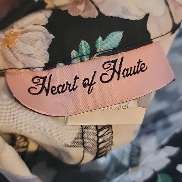 Heart Of Haute Floral A-Line Skirt Size S - Picture 2 of 3